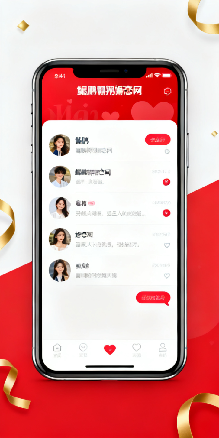 鲲鹏翱翔婚恋网APP界面